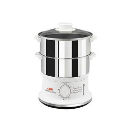 Cuiseur vapeur Seb VC145100 Blanc en Inox