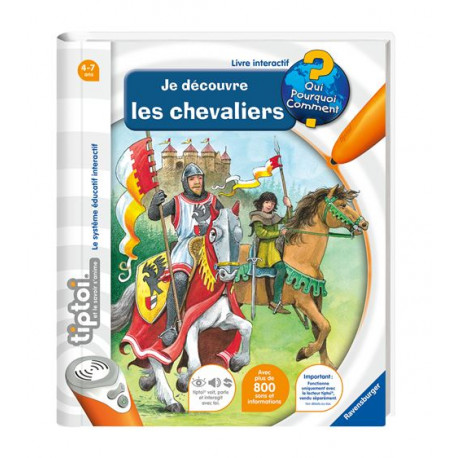 Livre interactif Ravensburger Tiptoi® Je découvre les chevaliers