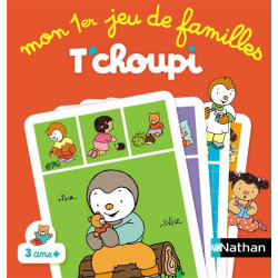 Jeu de cartes Nathan Mon premier jeu de familles T'Choupi