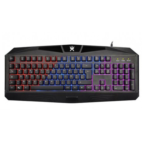Clavier Rétroéclairé Alpha Omega Players Cronos C19 Noir et bleu