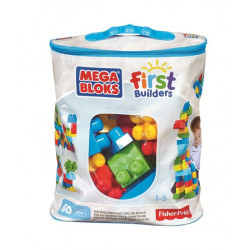 Jeu de construction Mega Bloks First builders Sac 60 blocs Medium Classique