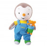 Peluche T'choupi avec ourson Jemini 30 cm
