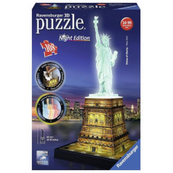 Puzzle 3D Ravensburger Statue de la Liberté illuminée