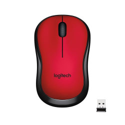 Souris sans fil silencieuse Logitech M220 Silent Rouge