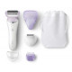 Rasoir électrique 100 % étanche Philips SatinShave Prestige BRL170/00 15 V Blanc et violet