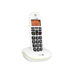 Téléphone Doro PhoneEasy Sans Fil 100 W Blanc