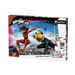 Puzzle 150 pièces Nathan Ladybug et Chat Noir Miraculous