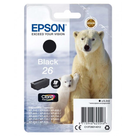 Cartouche d'encre Epson Ours polaire Noir