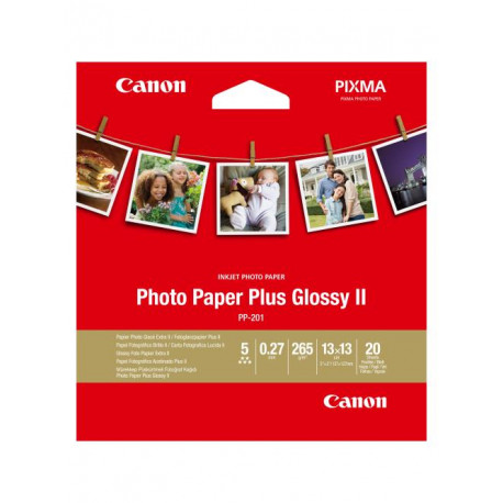 Papier Photo Canon Plus Glossy 2 13 x 13 cm