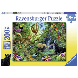 Puzzle 200 pièces XXL Ravensburger Animaux de la jungle