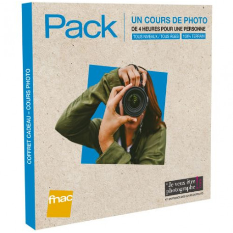 Coffret Cadeau Fnac Cours de Photo - Je Veux Etre Photographe!