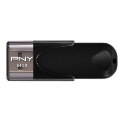 Clé USB 2.0 PNY Attaché 4 64 Go Noire