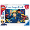 Puzzles 2 x 24 pièces Ravensburger Sam le pompier t'aide dans le besoin