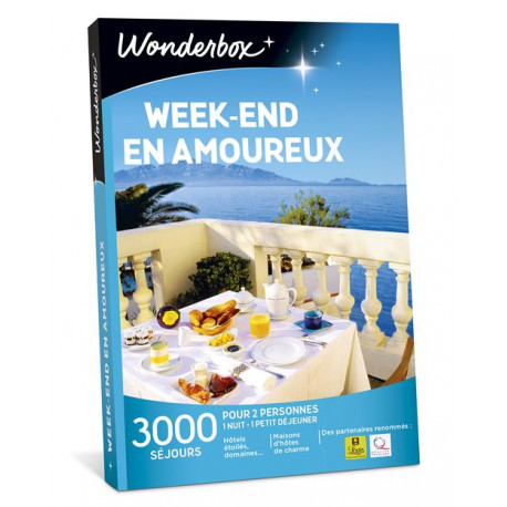 Coffret cadeau Wonderbox Week-end en amoureux