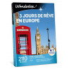 Coffret cadeau Wonderbox 3 jours de rêve en Europe