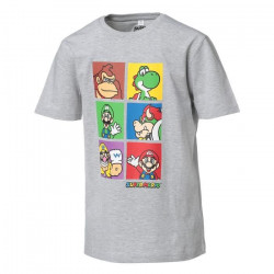 SUPERMARIO-T-Shirt Gris XS