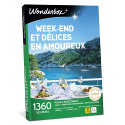 Coffret cadeau Wonderbox Week-end et délices en amoureux