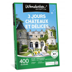Coffret cadeau Wonderbox 3 jours châteaux et délices