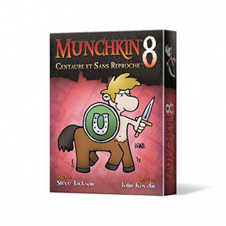Jeu de cartes Asmodee Munchkin 8 Centaure et Sans Reproche