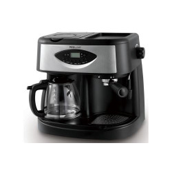 Combiné Expresso et Cafetière Filtre Proline CBE16 1850 W Noir et Argent