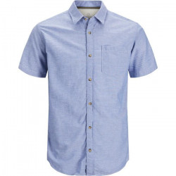 JACK & JONES Chemise Coupe Slim Bleu Marine Homme