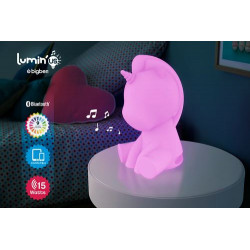 Enceinte sans fil lumineuse BigBen Lumin’us licorne