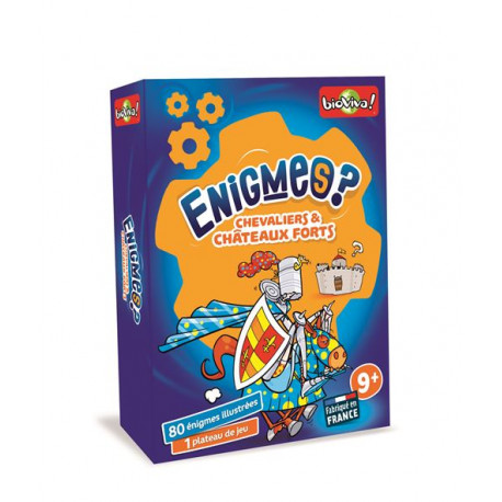 Jeu de société Bioviva Les Enigmes Chevaliers et châteaux forts