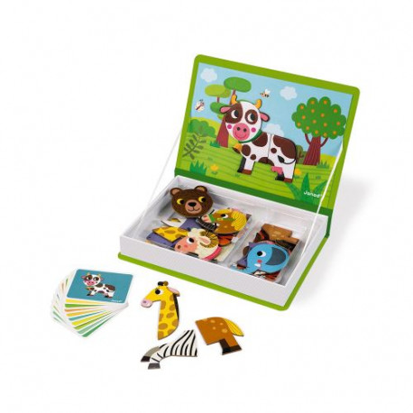 Jeu Janod Magnéti’Book Animaux Vert