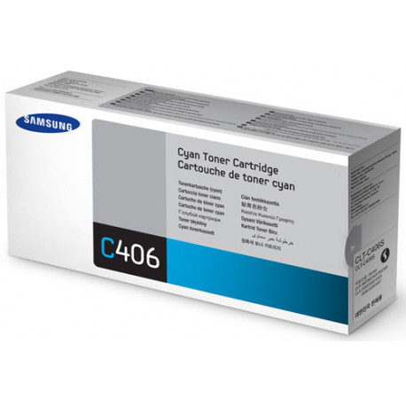 Toner Samsung CLT-C406S cyan authentique