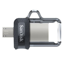 Clé Double Connectique USB 3.0 SanDisk Ultra Dual Drive m3.0 OTG 64 Go