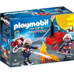 Playmobil City Action 9468 Pompiers avec matériel d'incendie