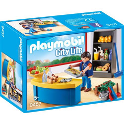 Playmobil City Life L'école 9457 Surveillant avec boutique