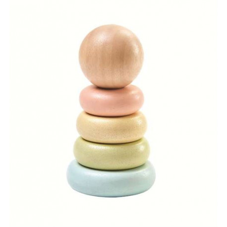 Jeu d’éveil Plan Toys Pastel Ma première pyramide