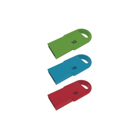 Pack de 3 mini clés USB 2.0 Emtec D250 16 Go