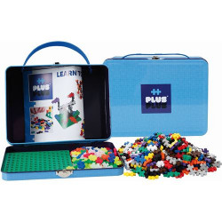 Jeu de construction Plus Plus Valisette en métal Basic 600 pièces