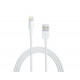 Câble Lightning blanc Apple chargeur iPhone 1m