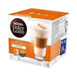 Pack de 16 Capsules café Nescafé Dolce Gusto Latte Macchiato Caramel