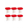 6 pots de yaourt pour Yaourtiere - SEB XF100501