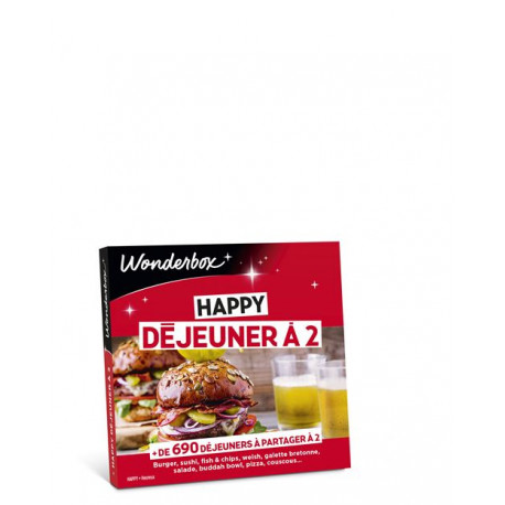 Coffret Cadeau Wonderbox Happy Déjeuner à 2