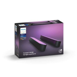 Lampe connectée Philips Hue Play Pack x2 Noir