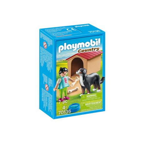 Playmobil Country 70136 Enfant avec chien