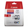 pack de cartouches canon pg-545 noir xl et cl-546 couleurs