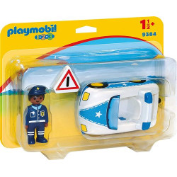 Playmobil 1.2.3 9384 Voiture de Police