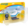 Playmobil 1.2.3 9383 Hélicoptère de police