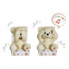 Peluche Gipsy Ourson Coucou 25 cm Blanc