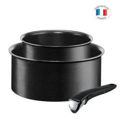 Tefal L6549502 Set casseroles - Ingenio 5 Performance Noir 3 Pièces - Tous feux dont induction