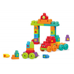 Jeu de construction Mega Bloks Le train des lettres