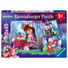 Puzzles Ravensburger Le monde merveilleux des Enchantimals 3 x 49 pièces