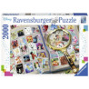 Puzzle 2000 pièces Ravensburger Mes timbres préférés Disney