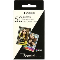 Papier photo Canon ZINK™ 5 x 7,6 cm pour Zoemini 50 feuilles